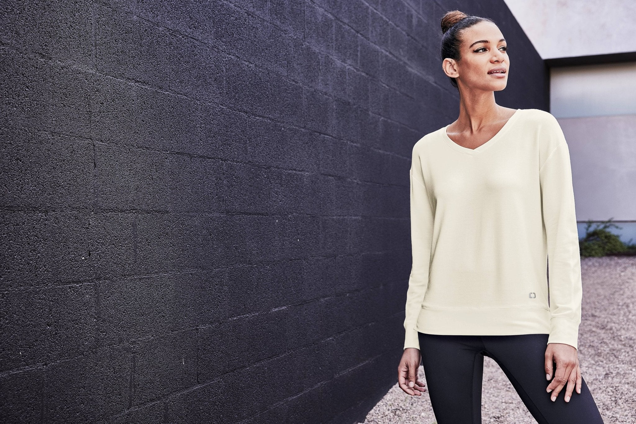 OGIO Ladies Luuma Flex Long Sleeve V - Neck - JL Franklins