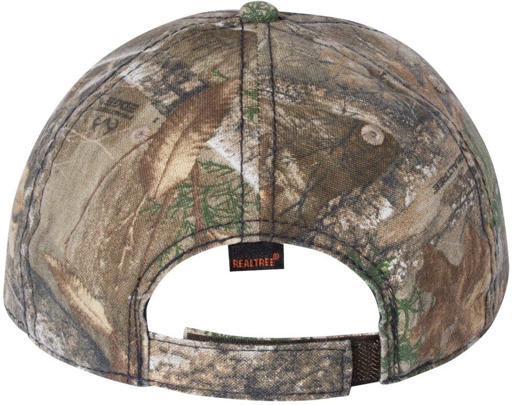 Outdoor Cap Camo Cap with American Flag Undervisor - JL Franklins