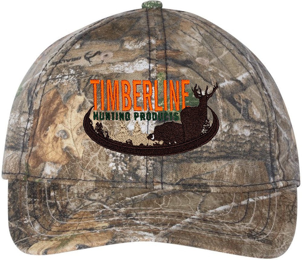Outdoor Cap Camo Cap with American Flag Undervisor - JL Franklins