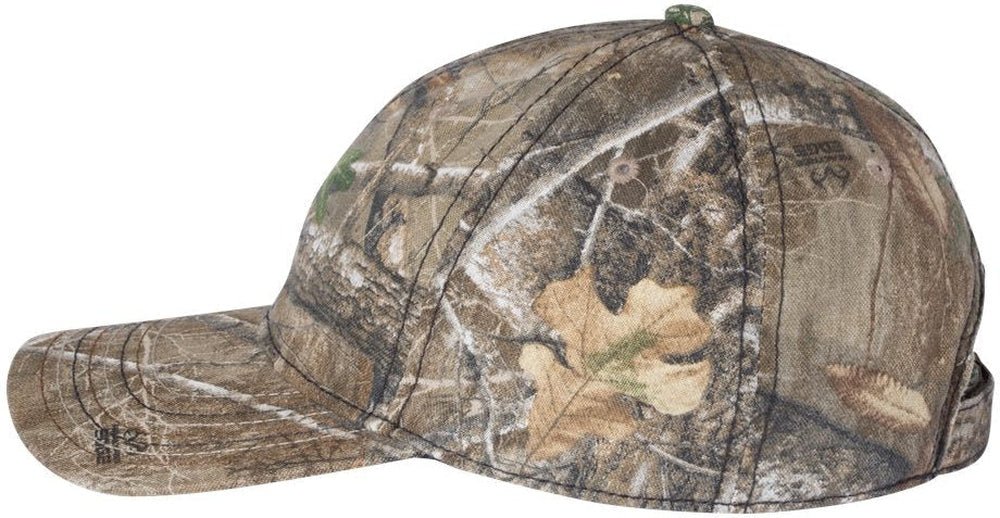 Outdoor Cap Camo Cap with American Flag Undervisor - JL Franklins