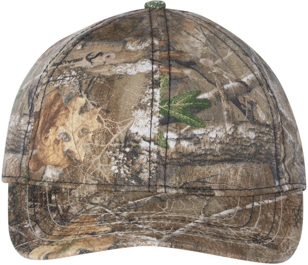 Outdoor Cap Camo Cap with American Flag Undervisor - JL Franklins