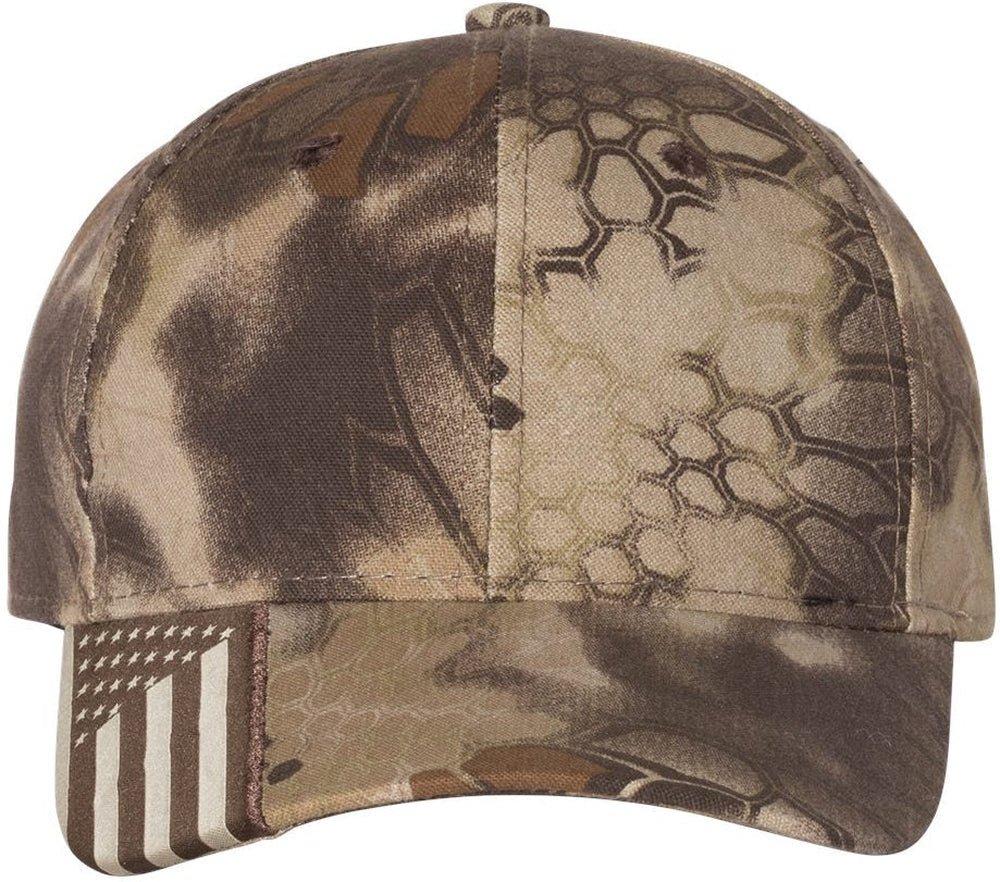 Outdoor Cap Camo Cap with Flag Visor - JL Franklins
