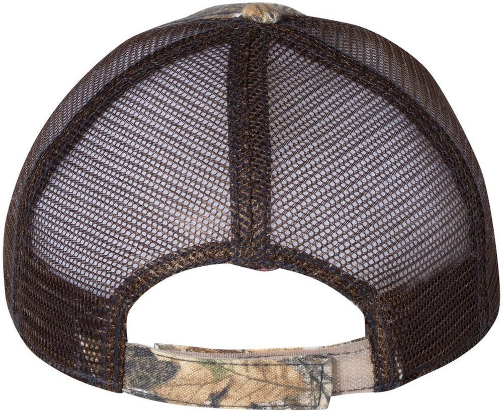 Outdoor Cap Mesh - Back Camo with Flag Undervisor Cap - JL Franklins