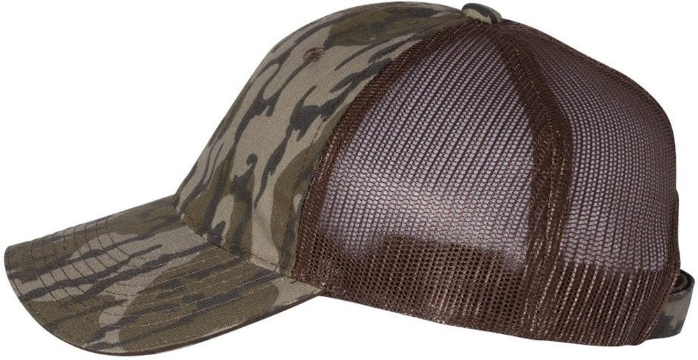 Outdoor Cap Washed Brushed Mesh - Back Camo Cap - JL Franklins