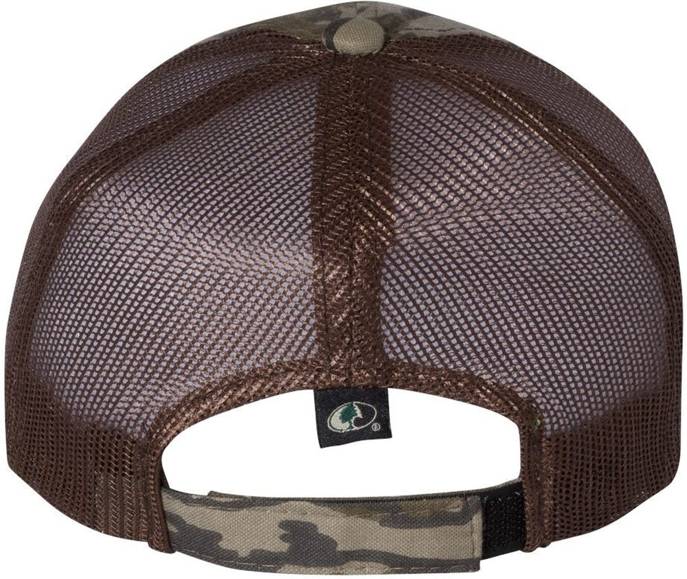 Outdoor Cap Washed Brushed Mesh - Back Camo Cap - JL Franklins