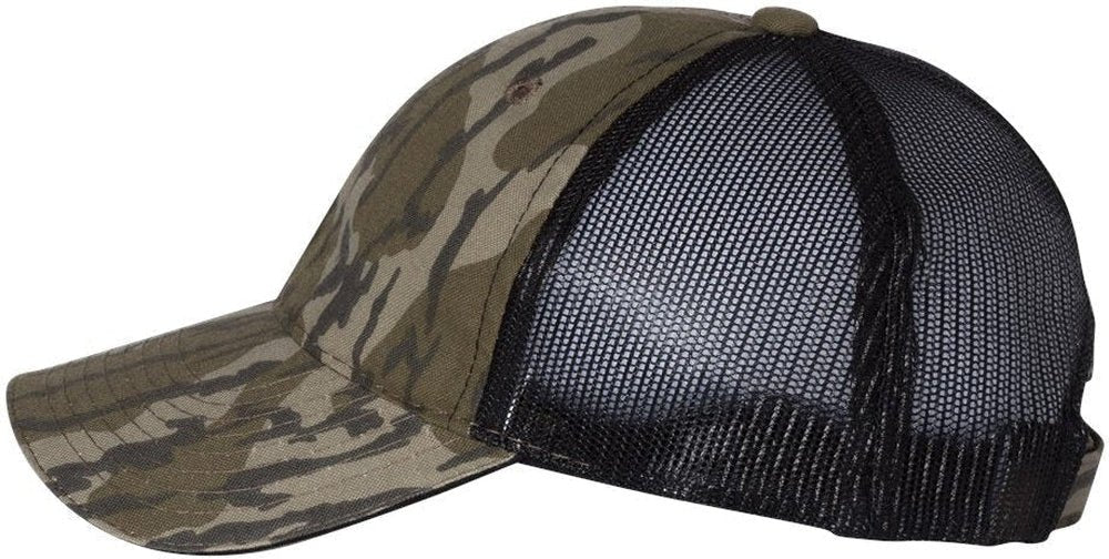 Outdoor Cap Washed Brushed Mesh - Back Camo Cap - JL Franklins