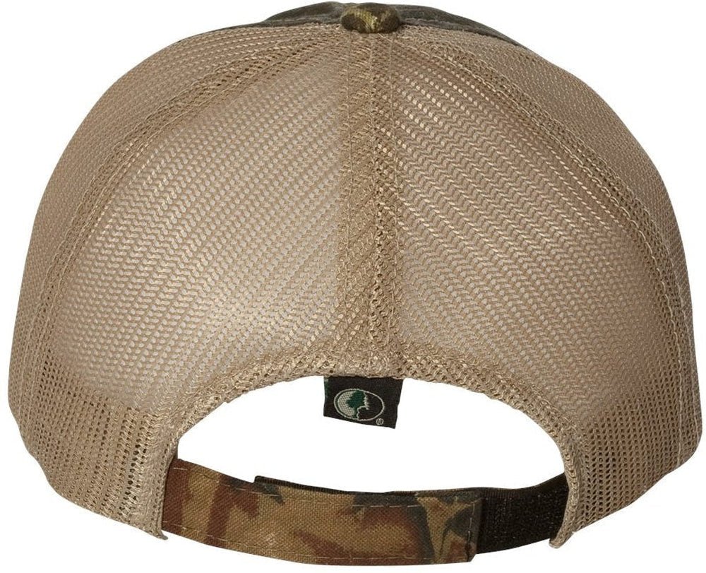Outdoor Cap Washed Brushed Mesh - Back Camo Cap - JL Franklins