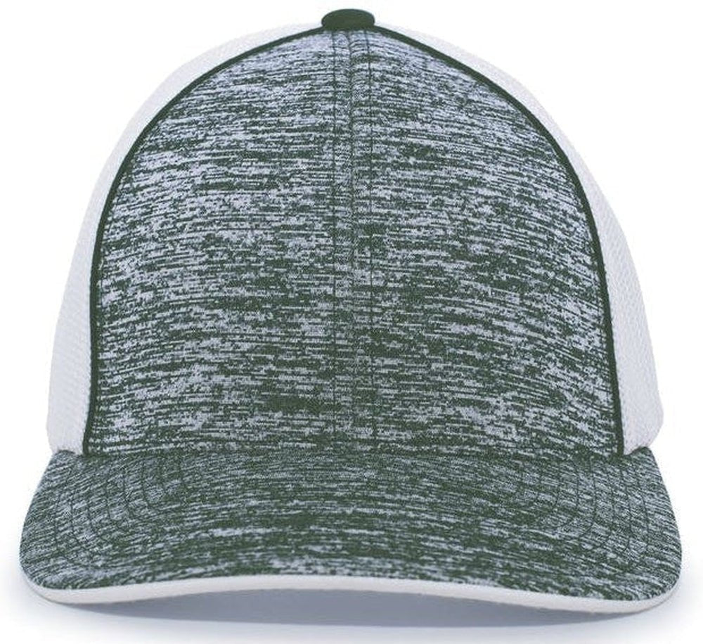 Pacific Headwear Aggressive Heather Trucker Flexfit Cap - JL Franklins