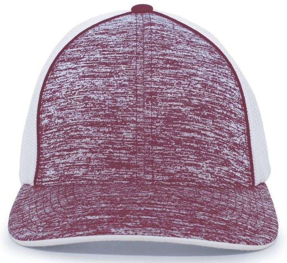 Pacific Headwear Aggressive Heather Trucker Flexfit Cap - JL Franklins
