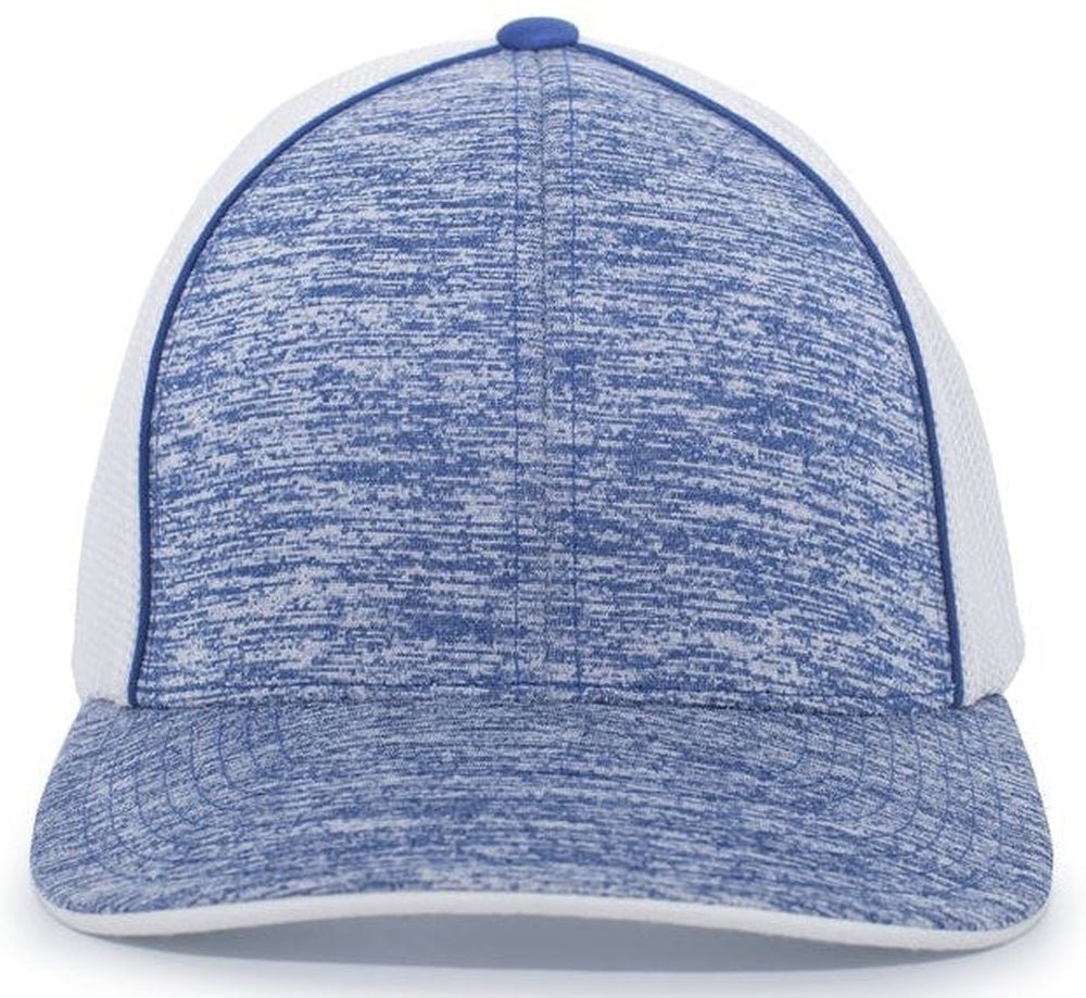 Pacific Headwear Aggressive Heather Trucker Flexfit Cap - JL Franklins