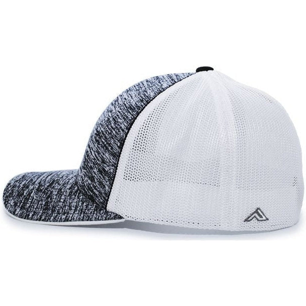 Pacific Headwear Aggressive Heather Trucker Flexfit Cap - JL Franklins