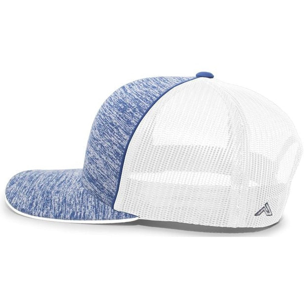 Pacific Headwear Aggressive Heather Trucker Snapback Cap - JL Franklins