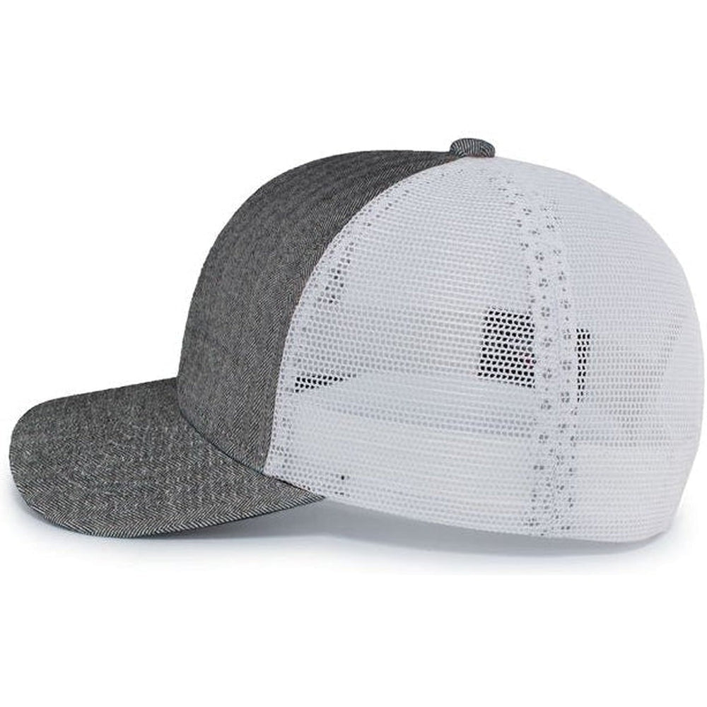 Pacific Headwear Herringbone Trucker Cap - JL Franklins
