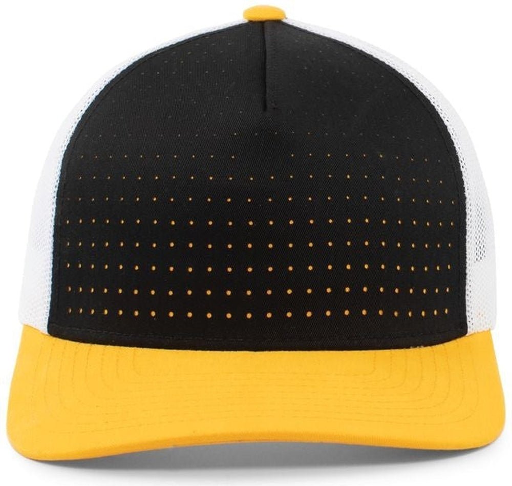 Pacific Headwear Perforated 5 - Panel Trucker Snapback Cap - JL Franklins