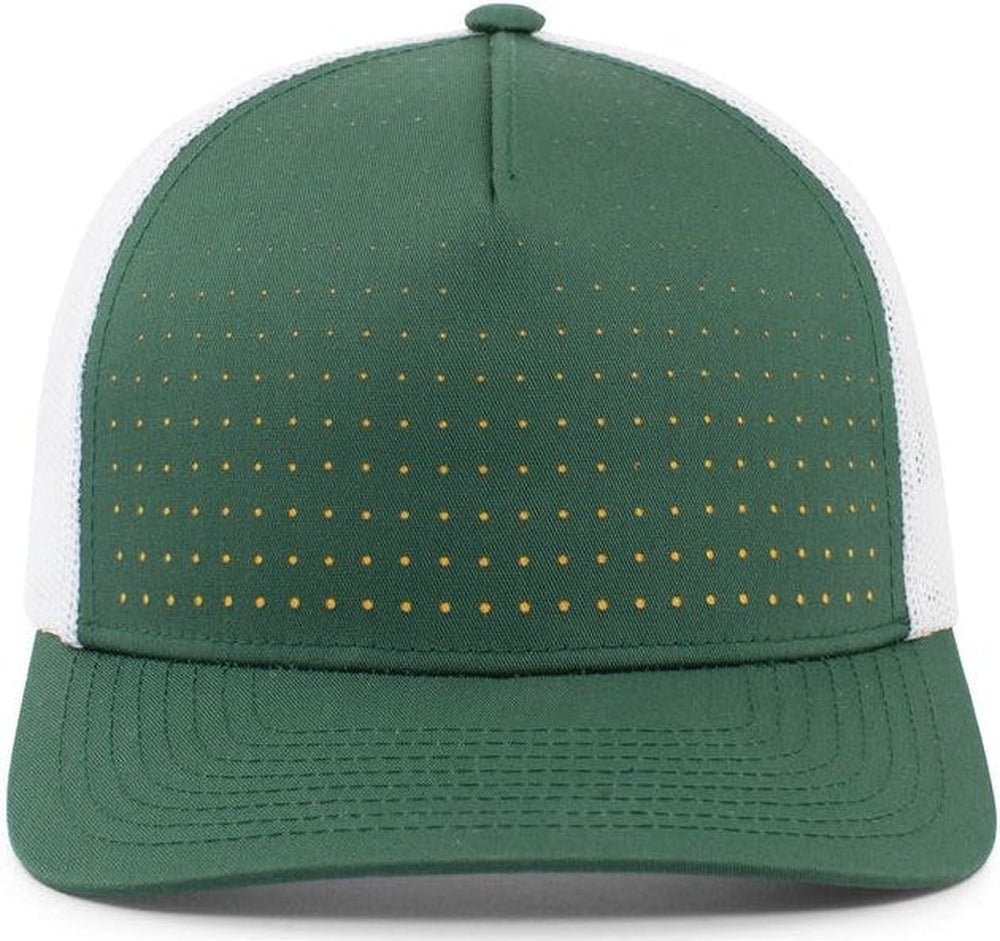 Pacific Headwear Perforated 5 - Panel Trucker Snapback Cap - JL Franklins