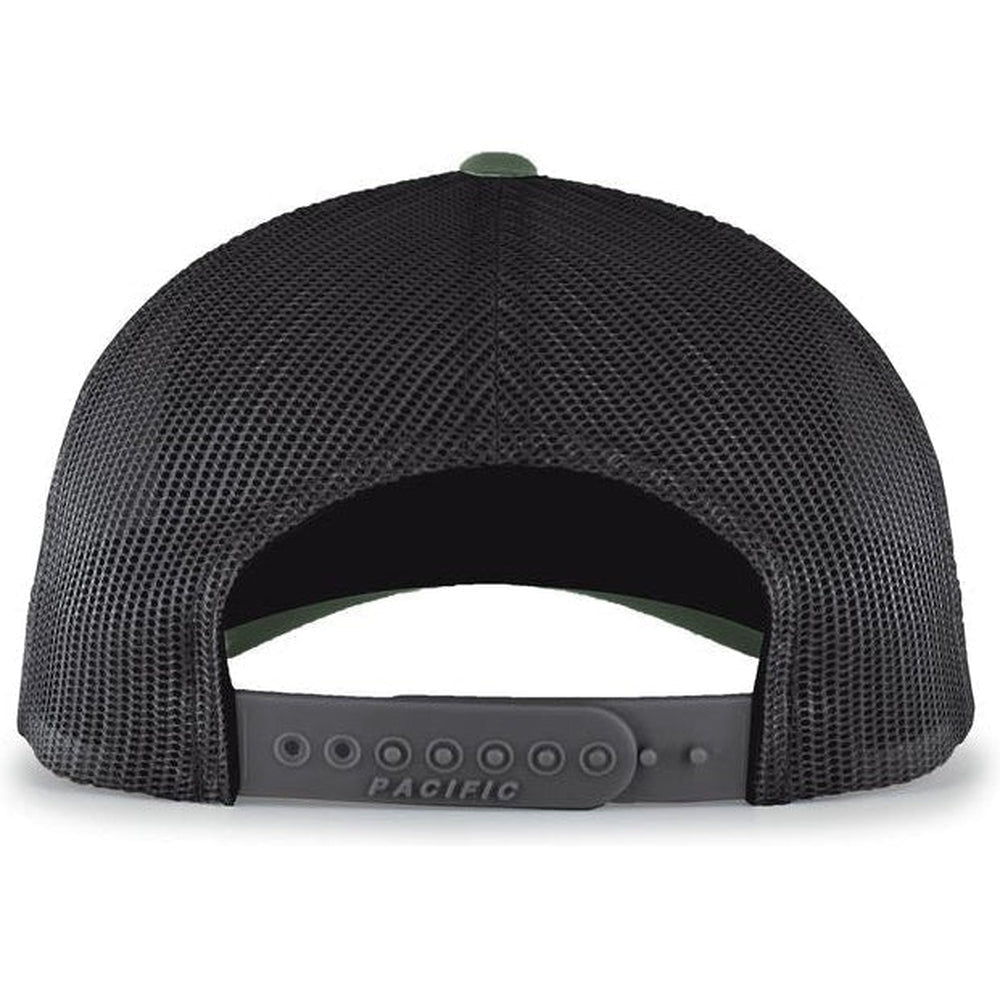 Pacific Headwear Perforated 5 - Panel Trucker Snapback Cap - JL Franklins