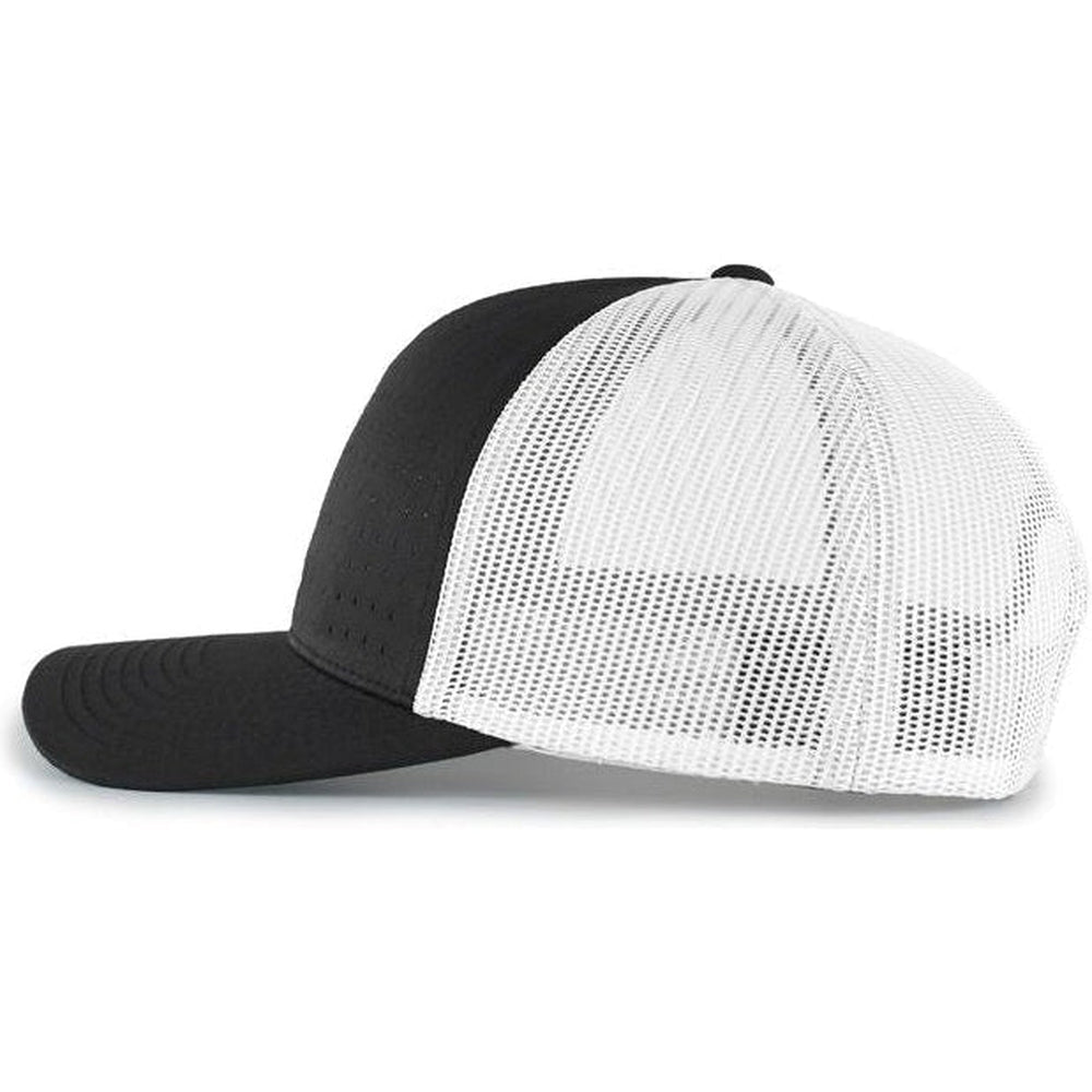 Pacific Headwear Perforated 5 - Panel Trucker Snapback Cap - JL Franklins