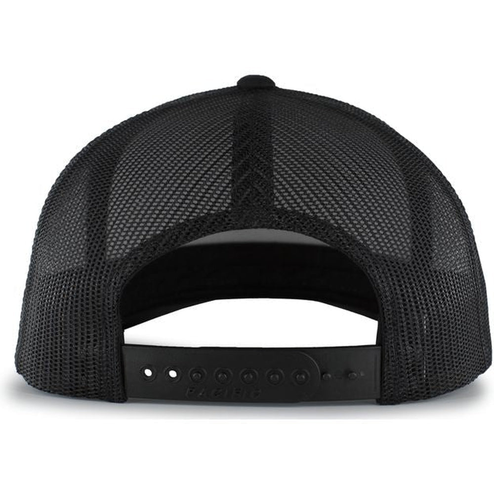 Pacific Headwear Perforated 5 - Panel Trucker Snapback Cap - JL Franklins