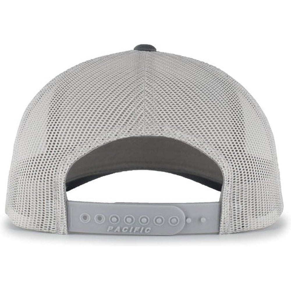 Pacific Headwear Perforated 5 - Panel Trucker Snapback Cap - JL Franklins