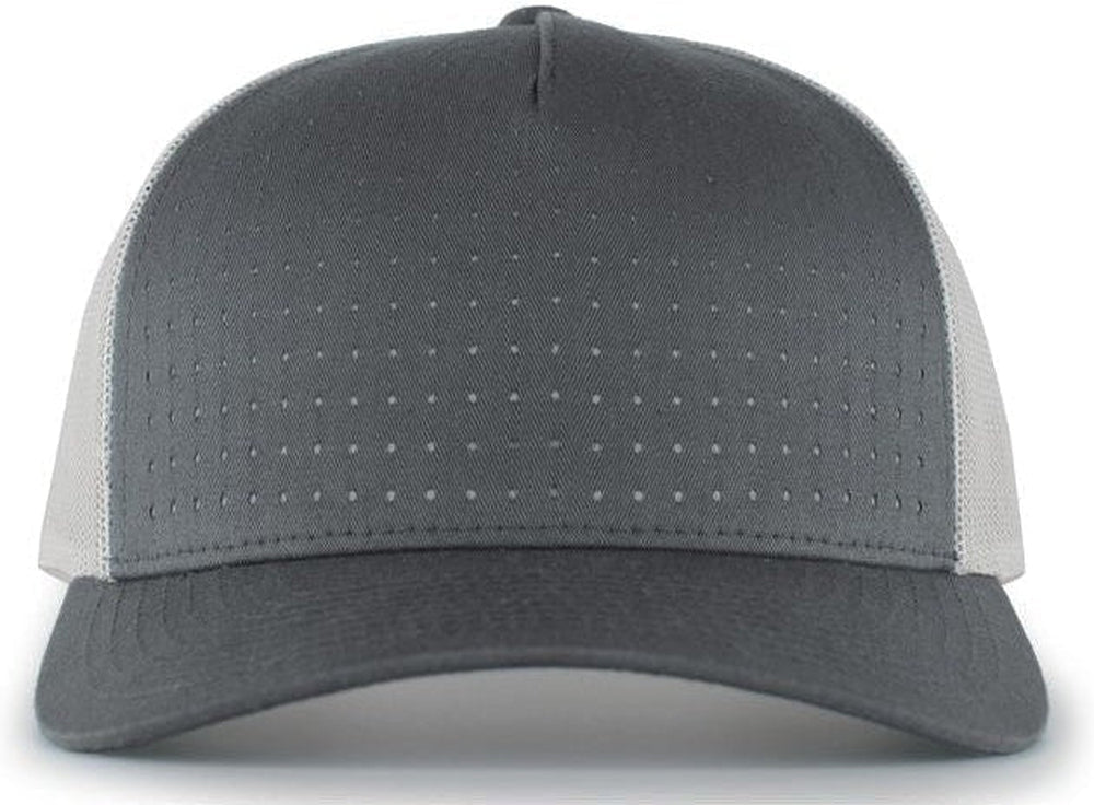 Pacific Headwear Perforated 5 - Panel Trucker Snapback Cap - JL Franklins