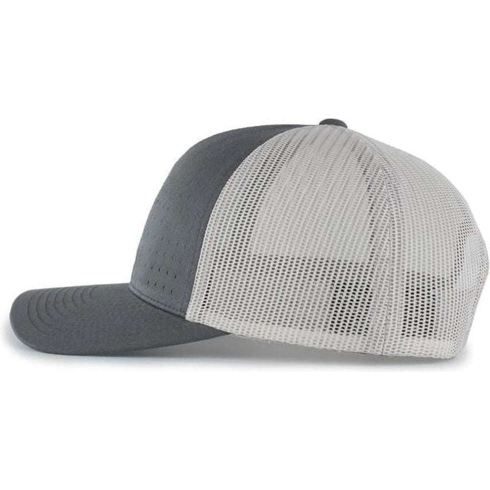 Pacific Headwear Perforated 5 - Panel Trucker Snapback Cap - JL Franklins