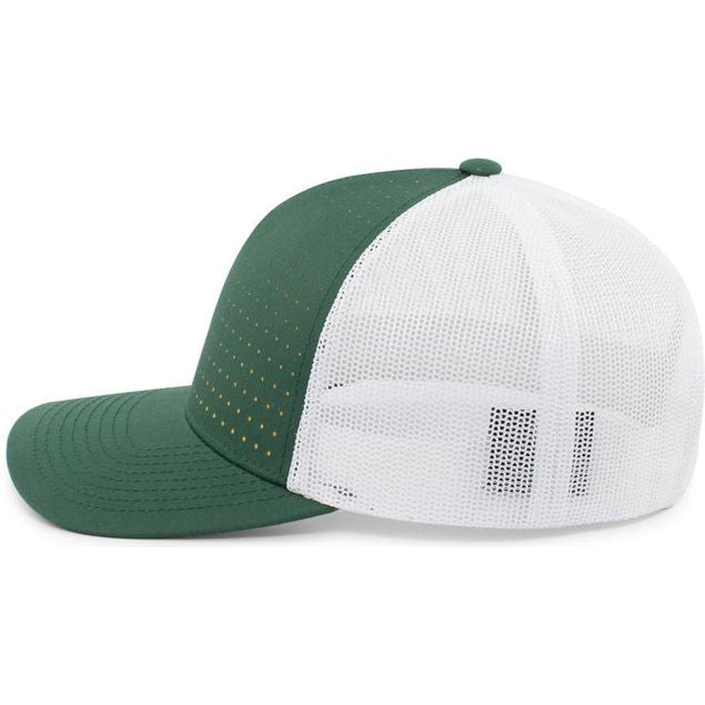 Pacific Headwear Perforated 5 - Panel Trucker Snapback Cap - JL Franklins