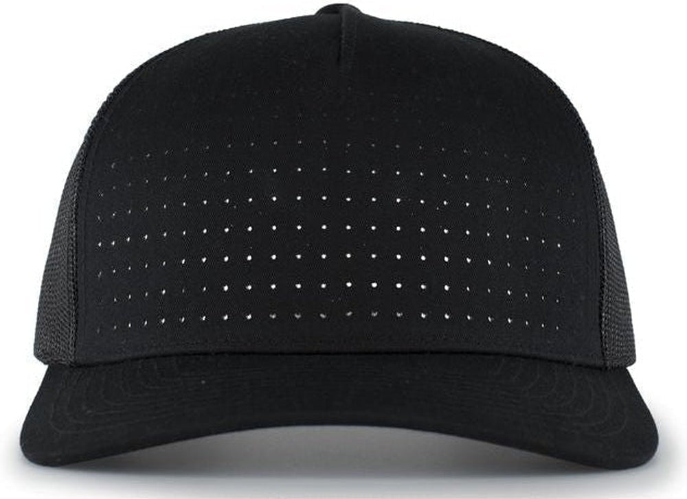 Pacific Headwear Perforated 5 - Panel Trucker Snapback Cap - JL Franklins