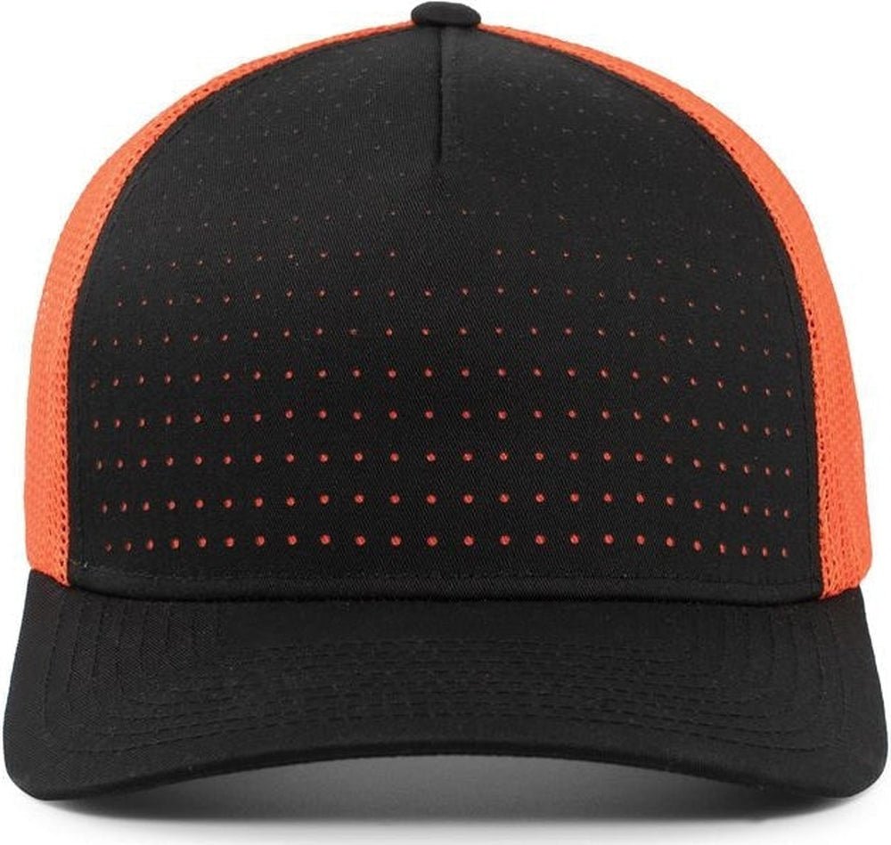 Pacific Headwear Perforated 5 - Panel Trucker Snapback Cap - JL Franklins