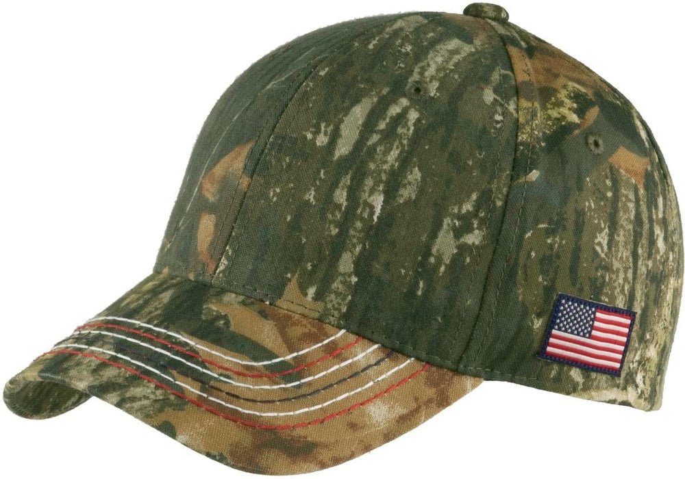 Port Authority Americana Contrast Stitch Camouflage Cap - JL Franklins