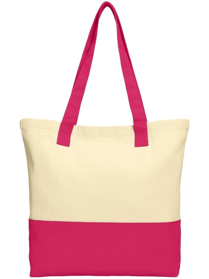 Port Authority Colorblock Cotton Tote - JL Franklins