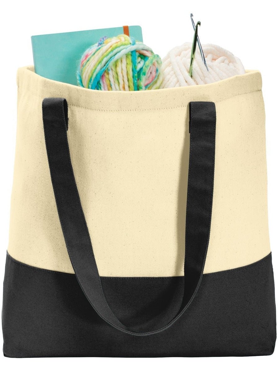 Port Authority Colorblock Cotton Tote - JL Franklins