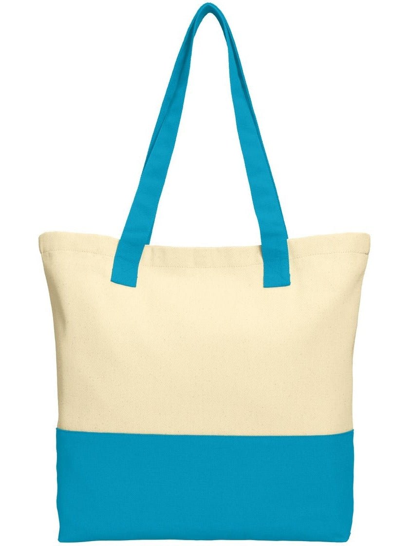 Port Authority Colorblock Cotton Tote - JL Franklins