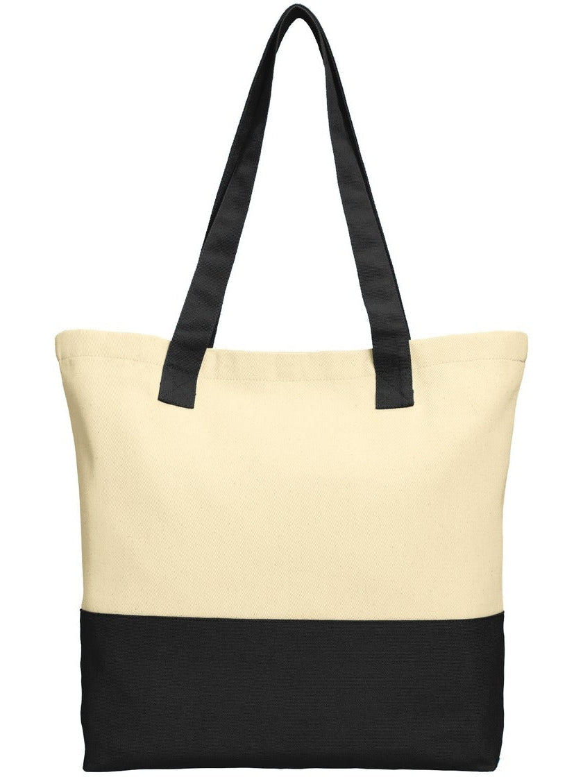 Port Authority Colorblock Cotton Tote - JL Franklins