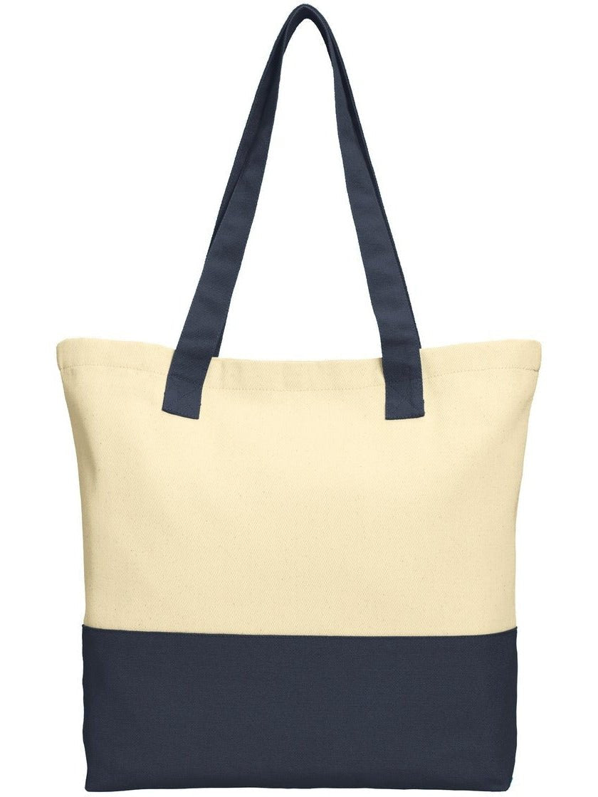 Port Authority Colorblock Cotton Tote - JL Franklins