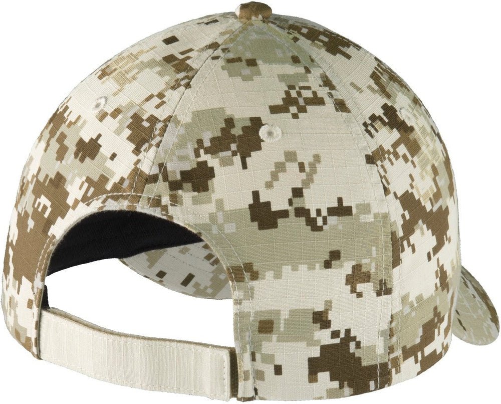 Port Authority Colorblock Digital Ripstop Camouflage Cap - JL Franklins
