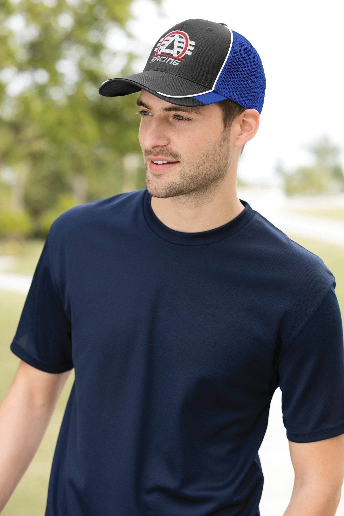 Port Authority Colorblock Mesh Back Cap - JL Franklins