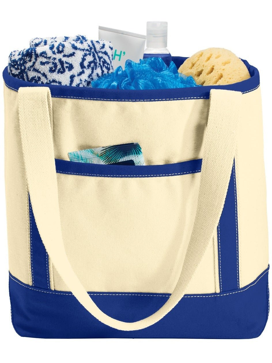 Port Authority Medium Cotton Canvas Boat Tote - JL Franklins