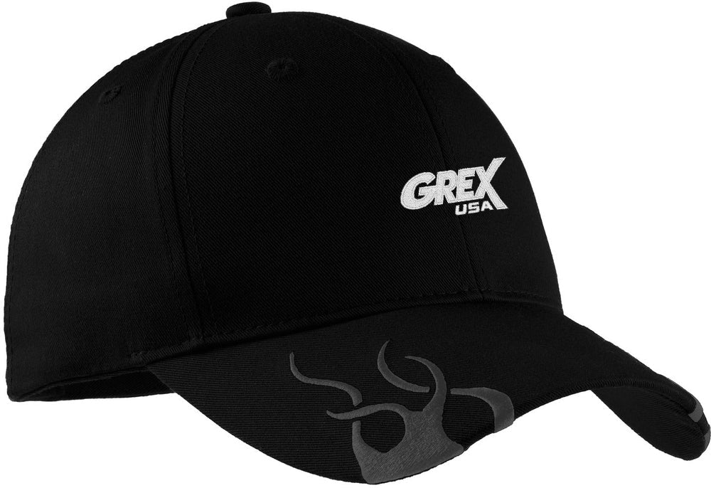 Port Authority Racing Cap With Flames - JL Franklins