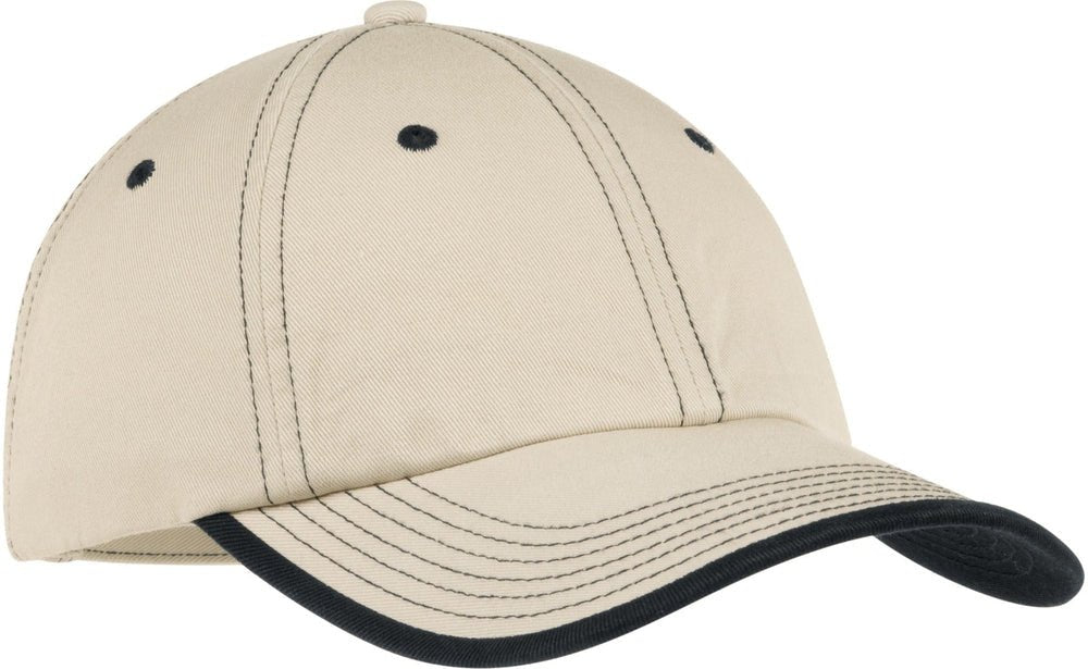 Port Authority Vintage Washed Contrast Stitch Cap - JL Franklins