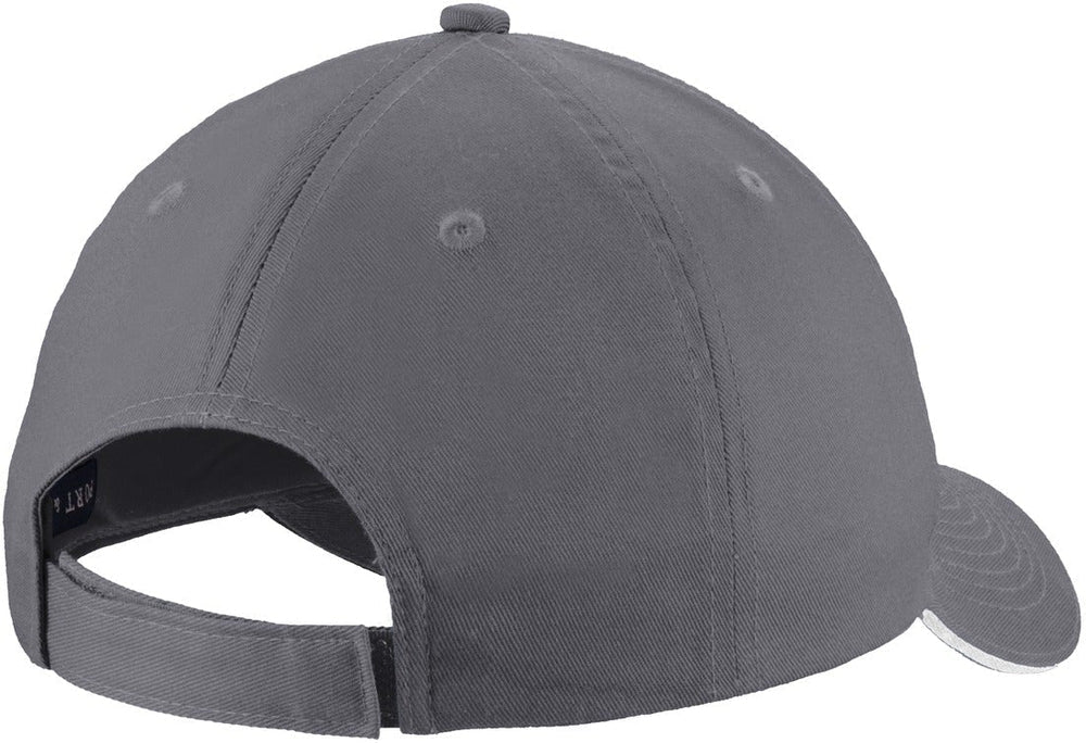 Port & Company Unstructured Sandwich Bill Cap - JL Franklins