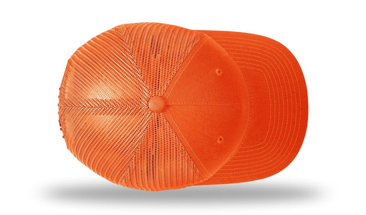 Richardson Blaze Orange Five Panel Trucker - JL Franklins