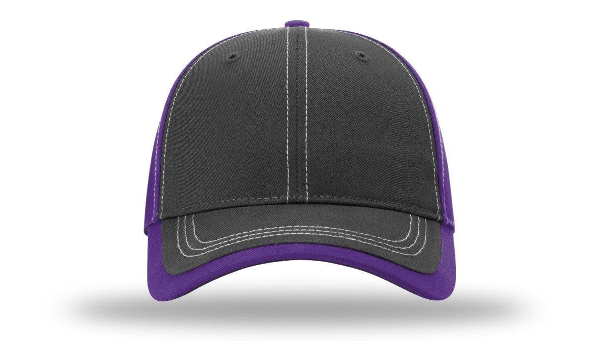 Richardson Charcoal Front W/ Contrast Stitching - JL Franklins