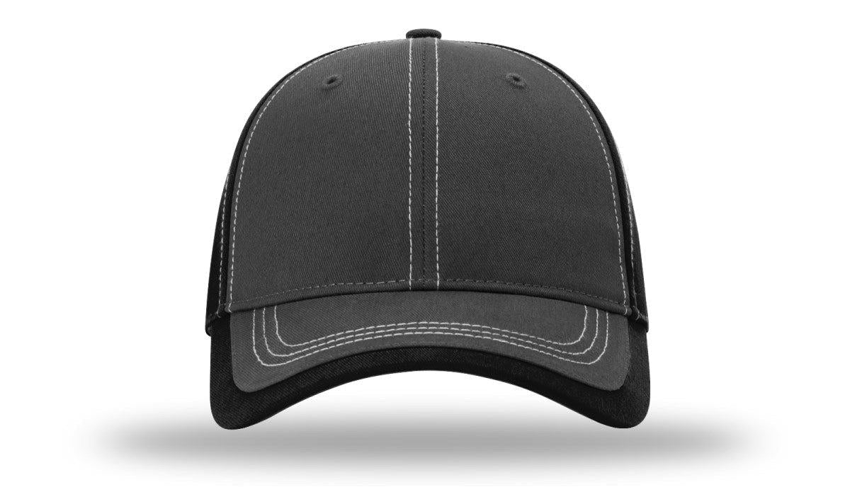 Richardson Charcoal Front W/ Contrast Stitching - JL Franklins