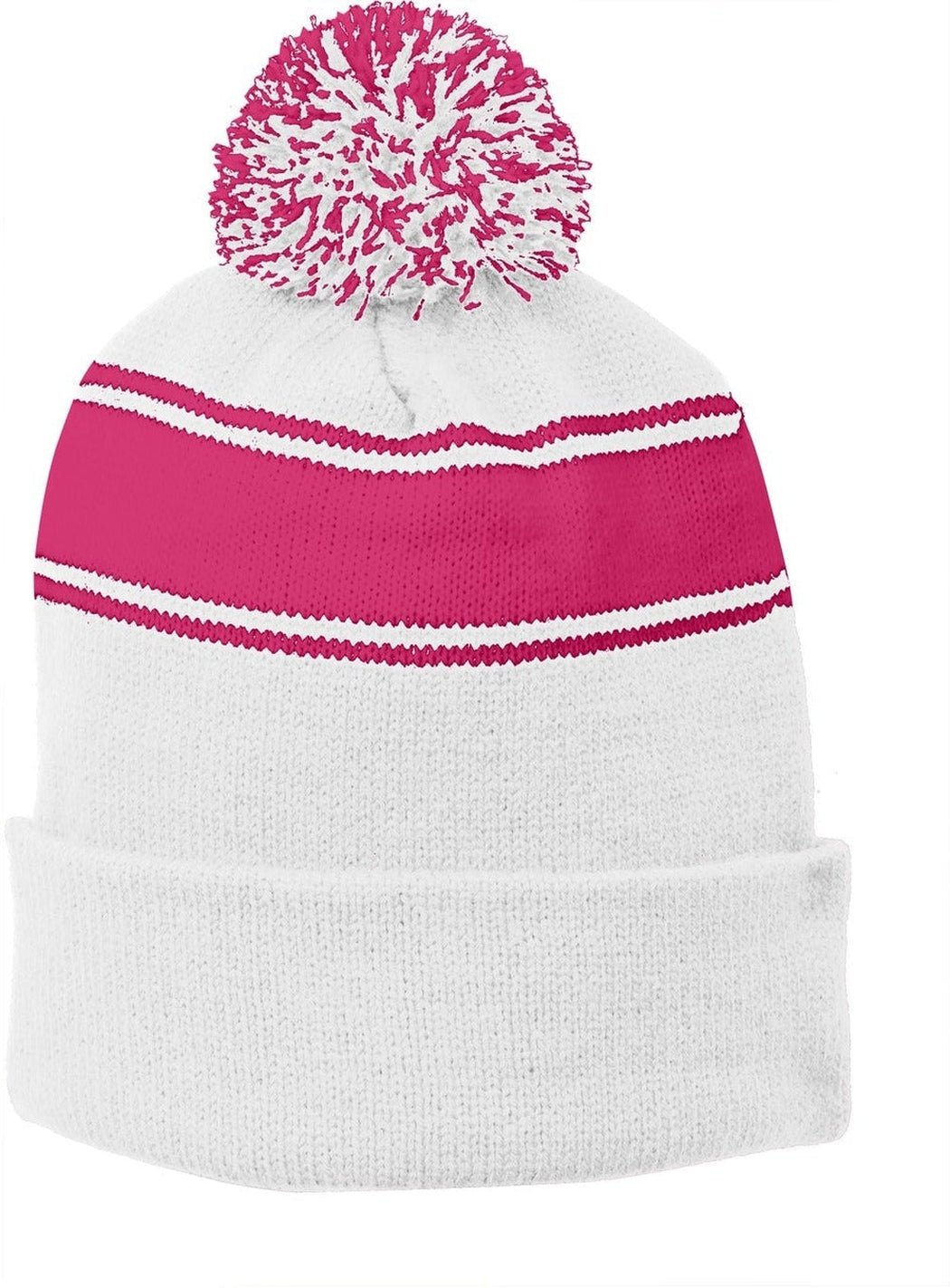 Sport - Tek Stripe Pom Pom Beanie - JL Franklins