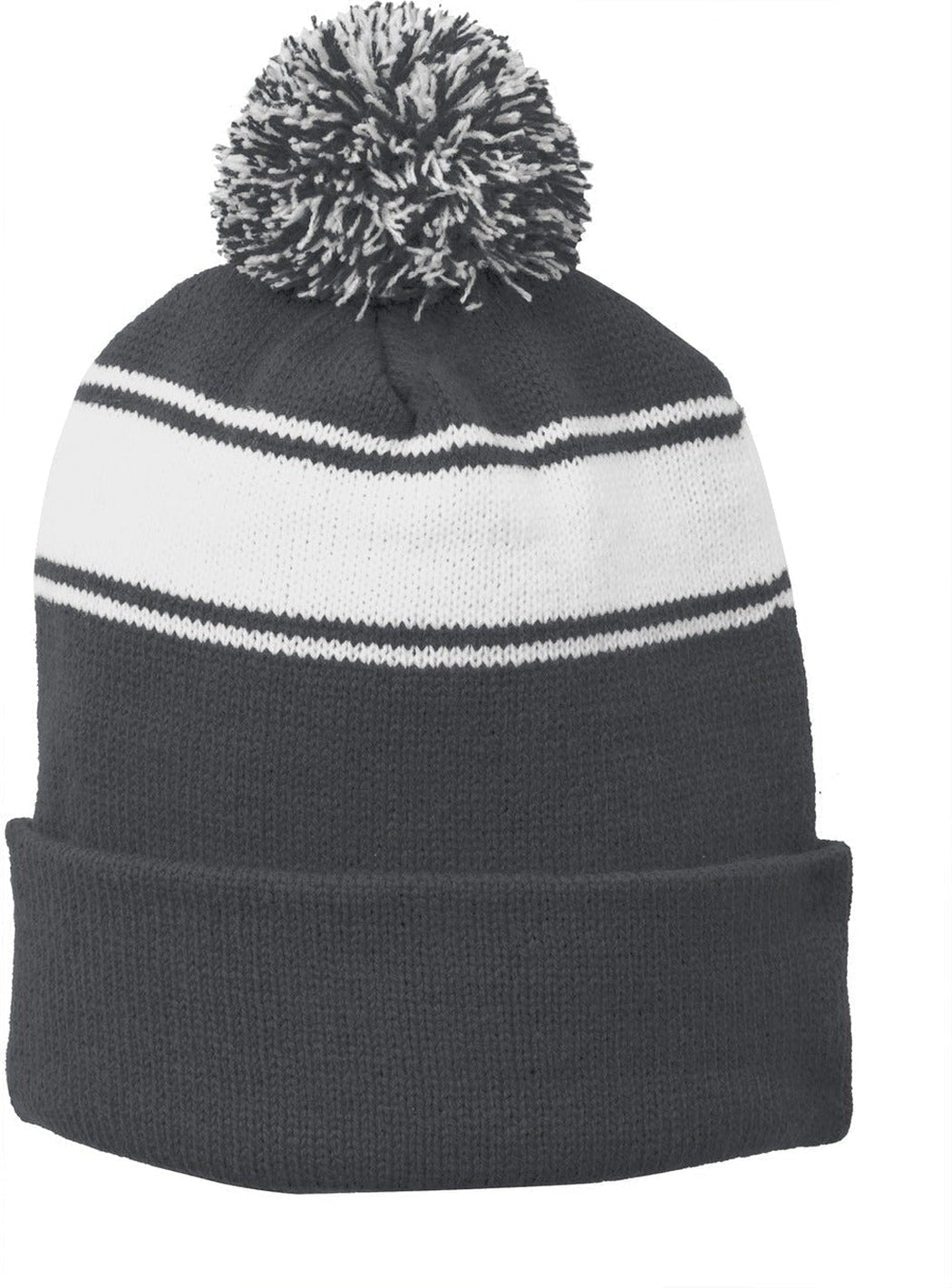 Sport - Tek Stripe Pom Pom Beanie - JL Franklins